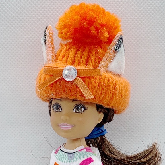 2 Fox Beanies And 2  Fox Purses For 6 Inch Doll - Picture 5 of 8